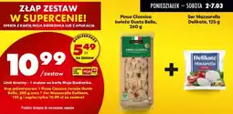 Biedronka Zestaw: pinsa Classica świeża 260 g + ser Mozzarella 125 g oferta