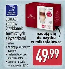 ALDI Zestaw 2 szklanek termicznych z łyżeczkami oferta