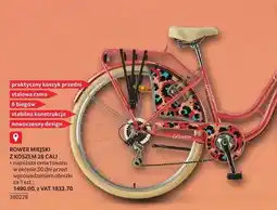 Selgros Rower miejski z koszem 28 cali oferta