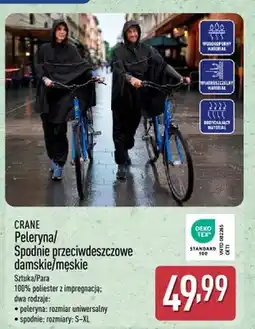 ALDI Peleryna/ Spodnie przeciwdeszczowe damskie/męskie oferta