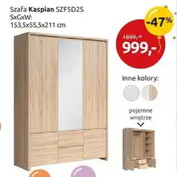 Black Red White Szafa Kaspian SZFZD2S oferta