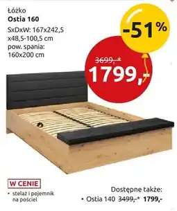 Black Red White Łóżko Ostia 160 oferta