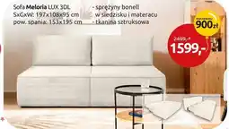 Black Red White Sofa Meloria LUX 3DL oferta