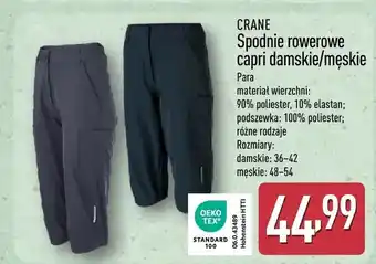 Spodnie rowerowe capri damskie/męskie