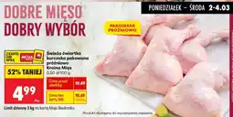 Biedronka Świeża ćwiartka kurczaka pakowana próżniowo oferta