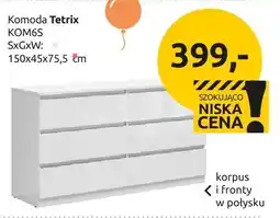 Black Red White Komoda Tetrix KOM6S oferta