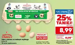 Kaufland Jaja z chowu na wolnym wybiegu klasa M, 10 szt oferta