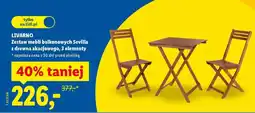 Lidl LIVARNO Zestaw mebli balkonowych Sevilla oferta