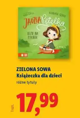 Lidl ZIELONA SOWA Książeczka dla dzieci oferta