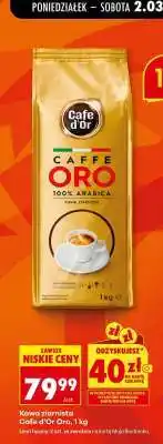 Biedronka Kawa ziarnista Cafe d’Or Oro, 1 kg oferta