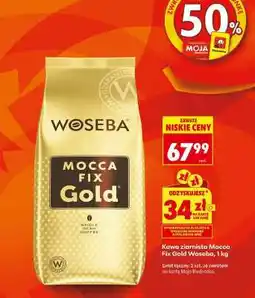 Biedronka Kawa ziarnista MOCCA FIX GOLD WOSEBA 1 kg oferta