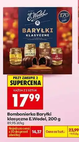 Biedronka Bombonierka Baryłki klasyczne E.Wedel, 200 g oferta