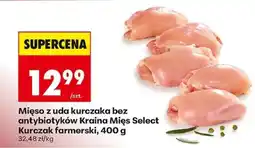 Biedronka Mięso z uda kurczaka bez antybiotyków Kraina Mięs Select Kurczak farmerski, 400 g oferta