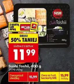 Biedronka Sushi Toshii 400 g oferta