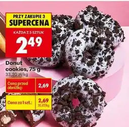 Biedronka Donut cookies , 75 g oferta