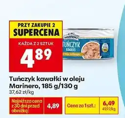 Biedronka Tuńczyk kawałki w oleju Marinero, 185 g/130 g oferta