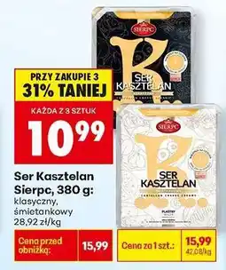 Biedronka Ser Kasztelan Sierpc, 380 g oferta