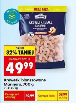 Biedronka Krewetki blanszowane Marinero, 700 g oferta