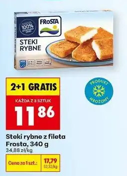 Biedronka Steki rybne z fileta Frosta 340 g oferta