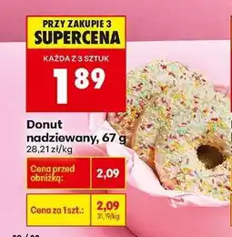 Biedronka Donut nadziewany, 67 g oferta