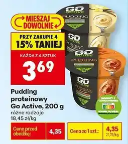 Biedronka Pudding proteinowy Go Active , 200 g oferta