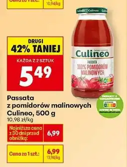 Biedronka Passata z pomidorów malinowych Culineo, 500 g oferta
