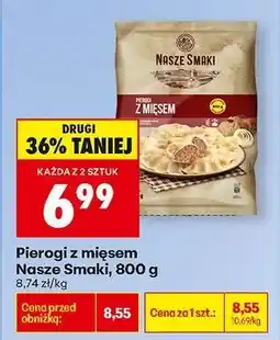 Biedronka Pierogi z mięsem Nasze Smaki, 800 g oferta
