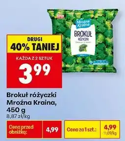 Biedronka Brokuł różyczki Mroźna Kraina, 450 g oferta