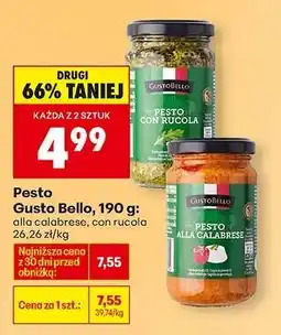 Biedronka Pesto Gusto Bello, 190 g oferta