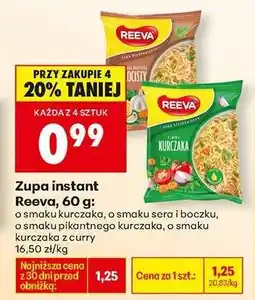 Biedronka Zupa instant Reeva, 60 g oferta