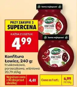 Biedronka Konfitura Łowicz, 240 g oferta