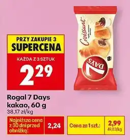 Biedronka Rogal 7 Days kakao 60 g oferta
