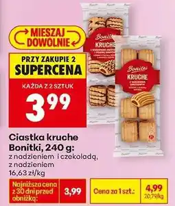 Biedronka Ciastka kruche Bonitki, 240 g oferta