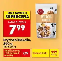 Biedronka Erytrytol Bakello, 250 g oferta