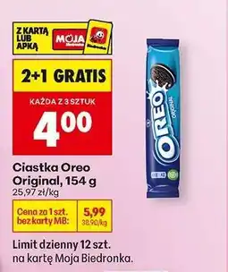 Biedronka Ciastka Oreo Original, 154 g oferta