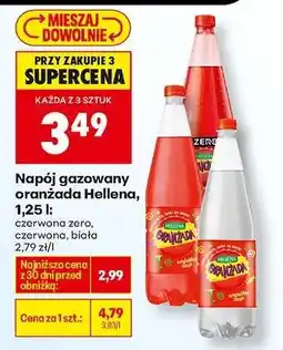 Biedronka Napój gazowany oranżada Hellena, 1,25 l oferta
