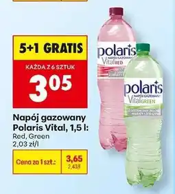 Biedronka Napój gazowany Polaris Vital, 1,5 l oferta