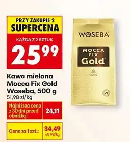 Biedronka Kawa mielona Mocca Fix Gold Woseba 500 g oferta