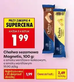 Biedronka Chałwa sezamowa Magnetic, 100 g oferta