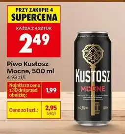 Biedronka Piwo Kustosz Mocne, 500 ml oferta