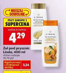 Biedronka Żel pod prysznic Linda, 400 ml oferta