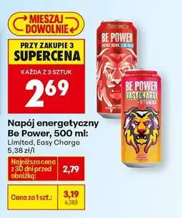Biedronka Napój energetyczny Be Power, 500 ml oferta