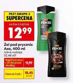 Biedronka Żel pod prysznic Axe, 400 ml oferta