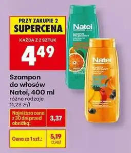 Biedronka Szampon do włosów Natei, 400 ml oferta