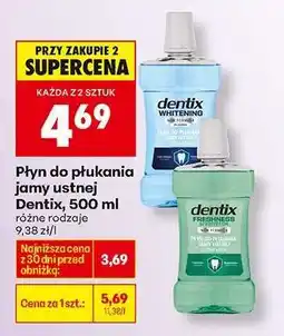 Biedronka Płyn do płukania jamy ustnej Dentix, 500 ml oferta