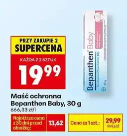 Biedronka Maść ochronna Bepanthen Baby, 30 g oferta