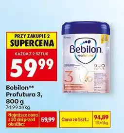 Biedronka Bebilon* Profutura 3, 800 g oferta