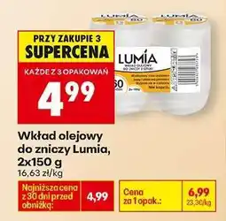 Biedronka Wkład olejowy do zniczy Lumia, 2x150 g oferta