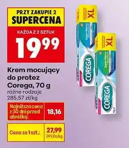 Biedronka Krem mocujący do protez Corega, 70 g oferta
