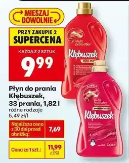 Biedronka Płyn do prania Kłębuszek, 33 prania, 1,82 l oferta